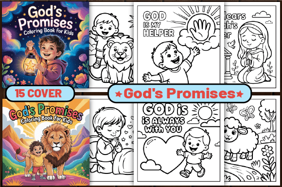 60 God's Promises Coloring Page for Kids