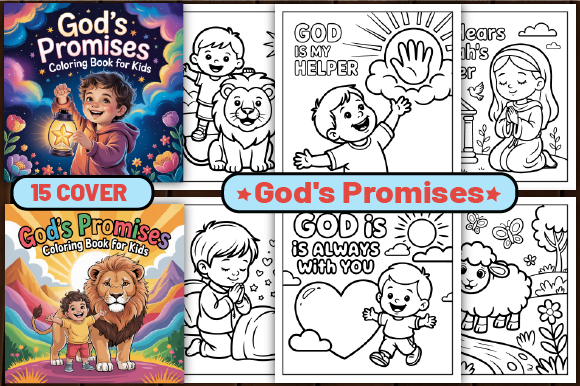 60 God's Promises Coloring Page for Kids