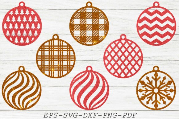 Christmas Ornament Bundle SVG