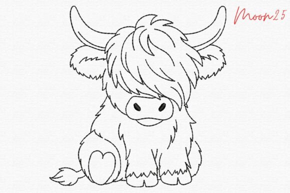 Cute Highland Cow