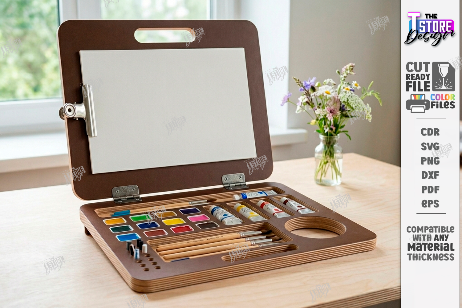 Easel for Drawing Laser Cut | Paint Easel laser cut file