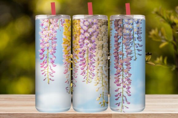 Elegant Cherry Blossom Tumbler Wrap