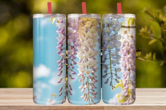 Elegant Cherry Blossom Tumbler Wrap
