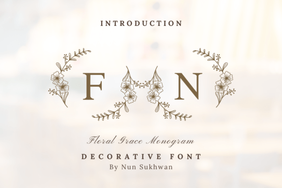 Floral Grace Monogram