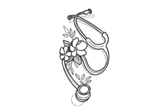 Floral Stethoscope