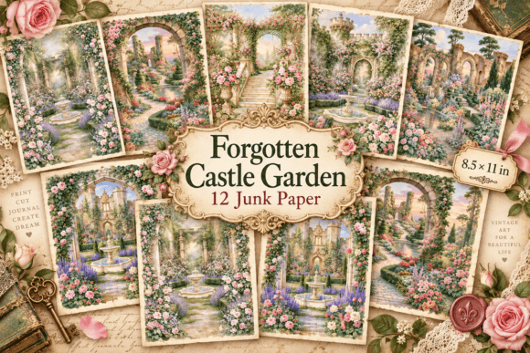 Forgotten Castle Garden Junk Journal