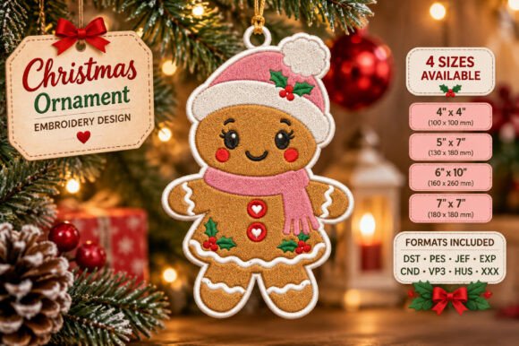 Gingerbread Christmas Ornament