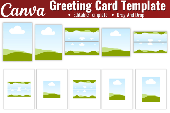 Greeting Card Canva Template Bundel