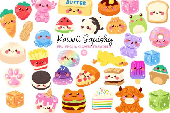 Kawaii Squishy Toy Clipart