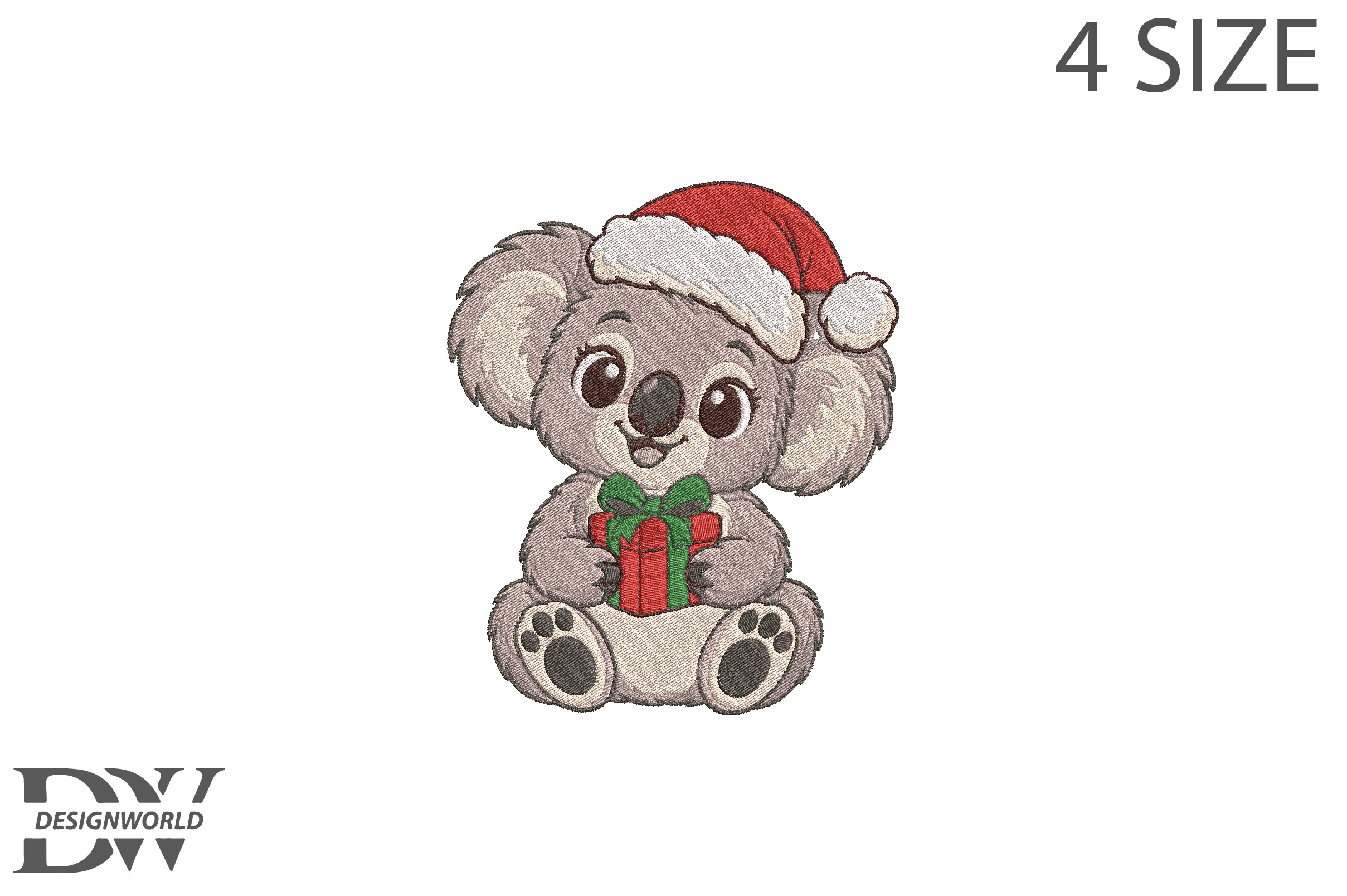 Koala Embroidery Design