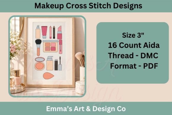 Makeup Cross Stitch Patterns