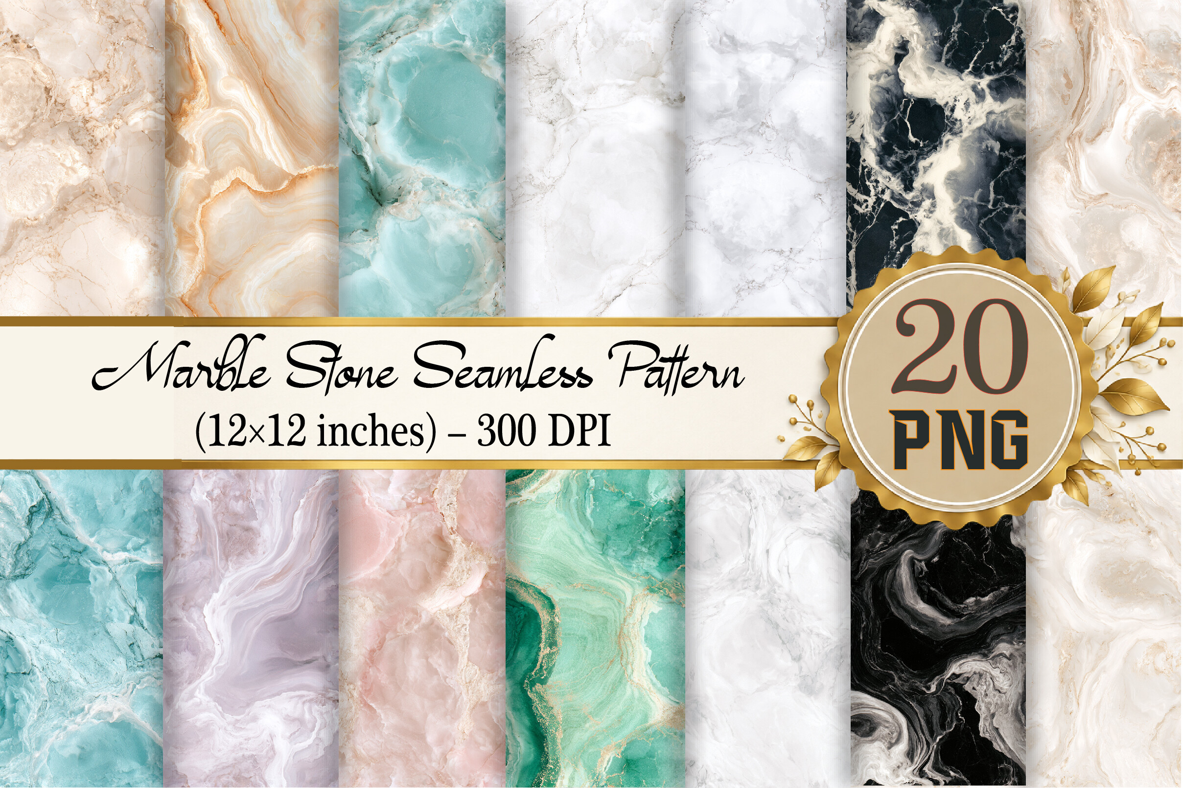 Marble Stone Seamless Pattern