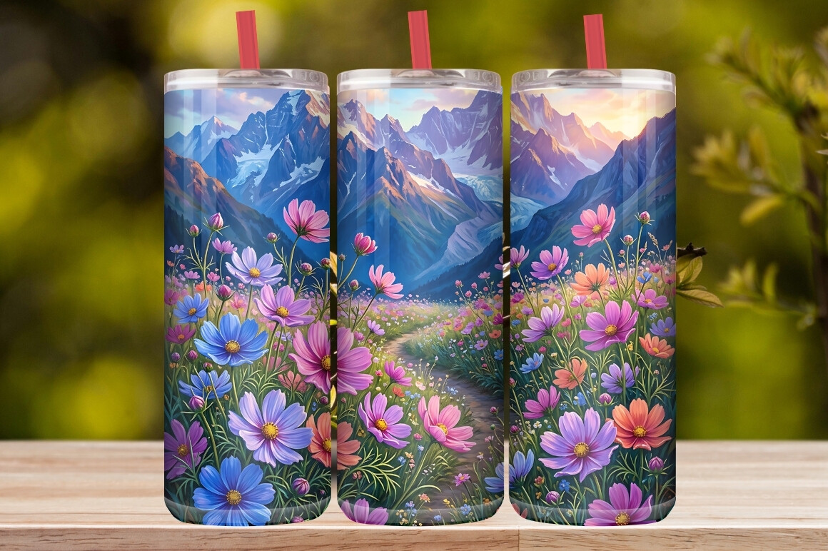 Mountain Wildflower Field 20oz Skinny