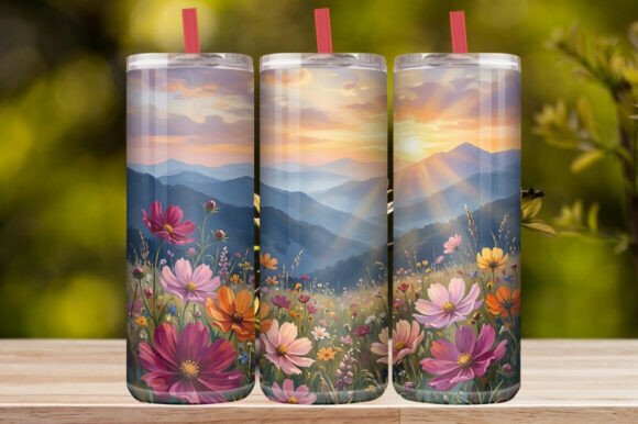 Mountain Wildflower Field 20oz Skinny