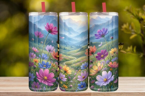 Mountain Wildflower Field 20oz Skinny