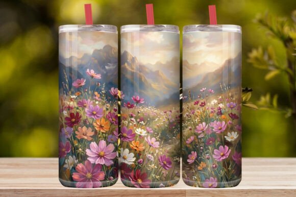 Mountain Wildflower Field 20oz Skinny