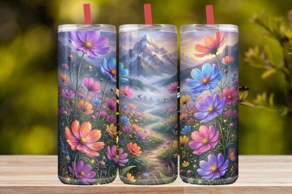 Mountain Wildflower Field 20oz Skinny