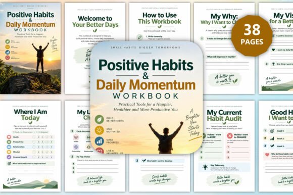 Positive Habits & Daily Momentum Workboo