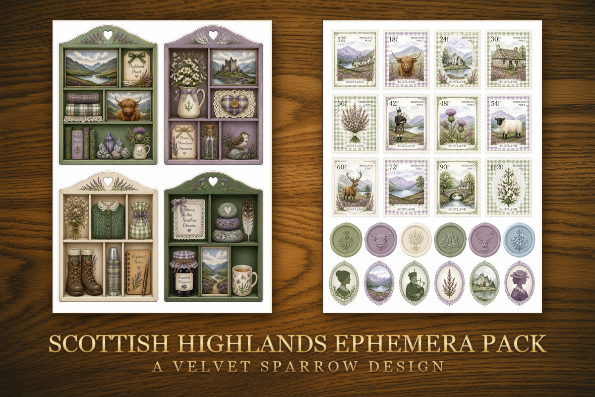 Scottish Highlands Ephemera Pack
