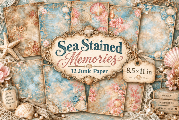 Sea Stained Memories Junk Journal