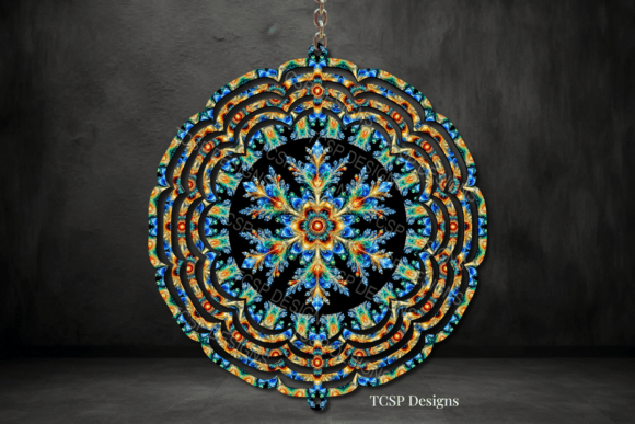 Snowflake Wind Spinner