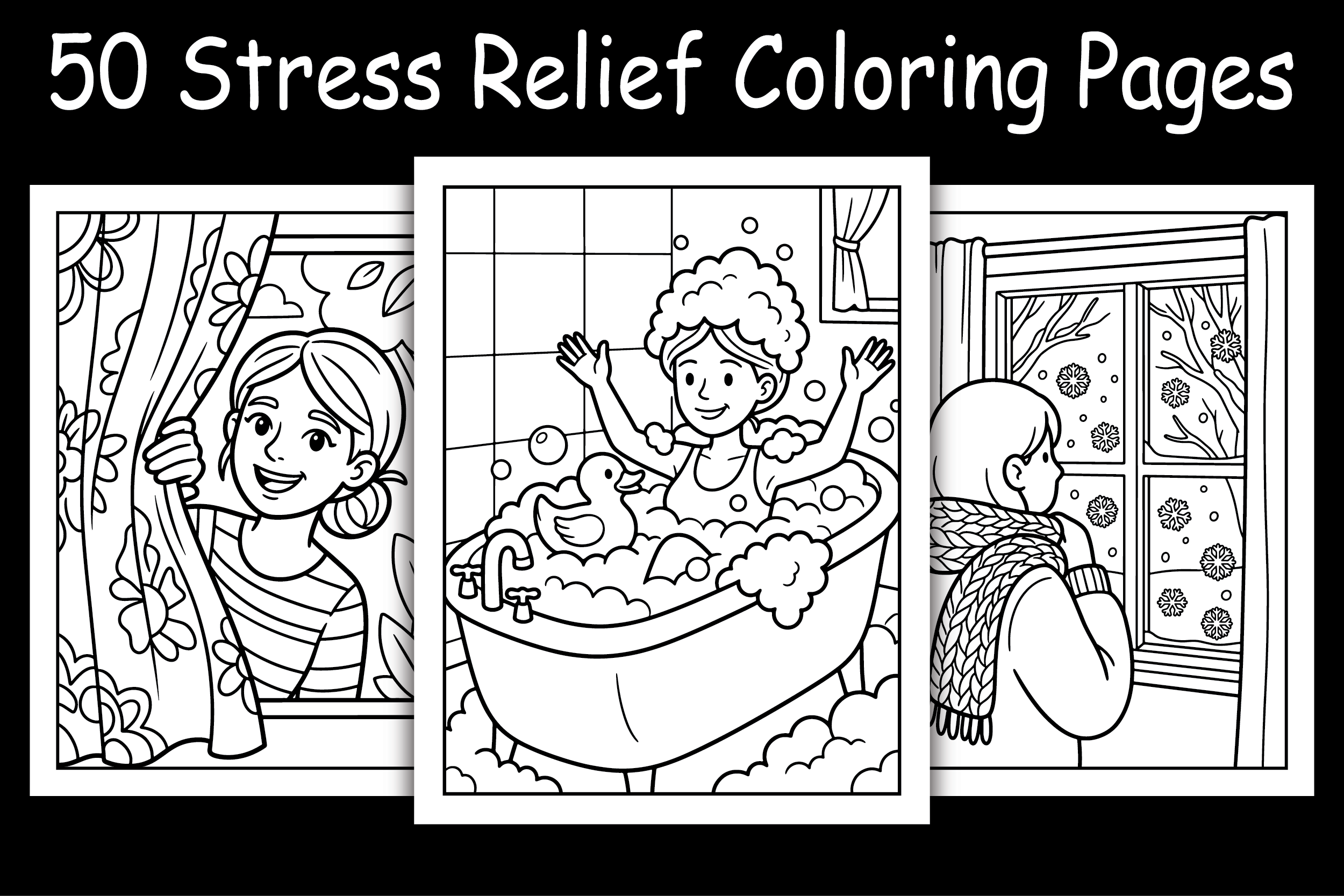 Stress Relief Coloring Pages
