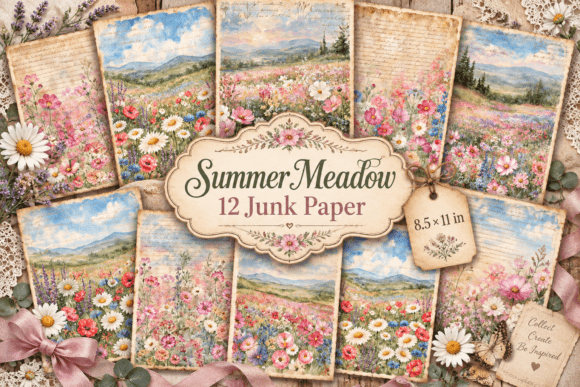 Summer Meadow Junk Journal
