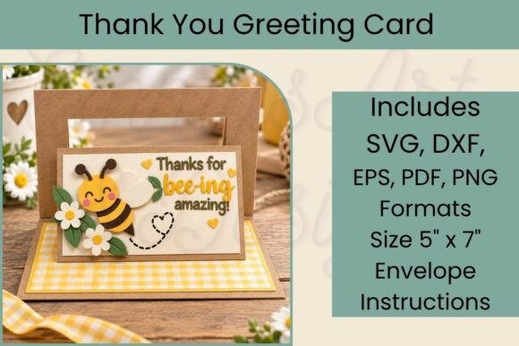 Thank You Bee SVG