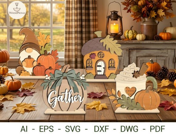 Thanksgiving Fall Shelf Sitter SVG Bundle