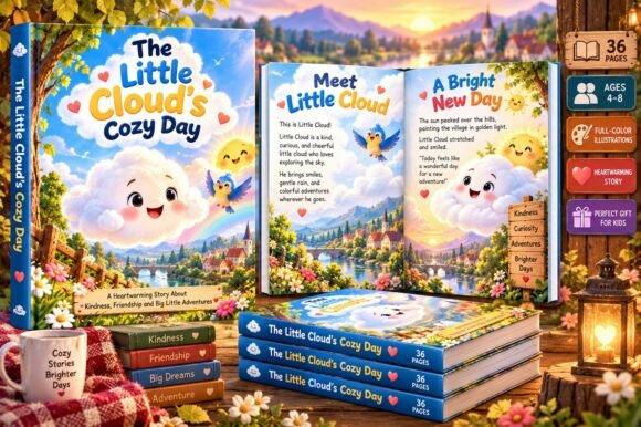 The Little Cloud’s Cozy Day – Story Book