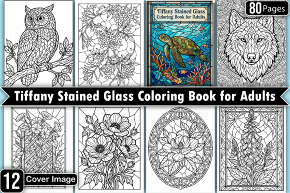 Tiffany Stained Glass Coloring Pages