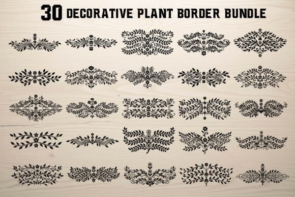 30 Decorative Plant Border Bundle