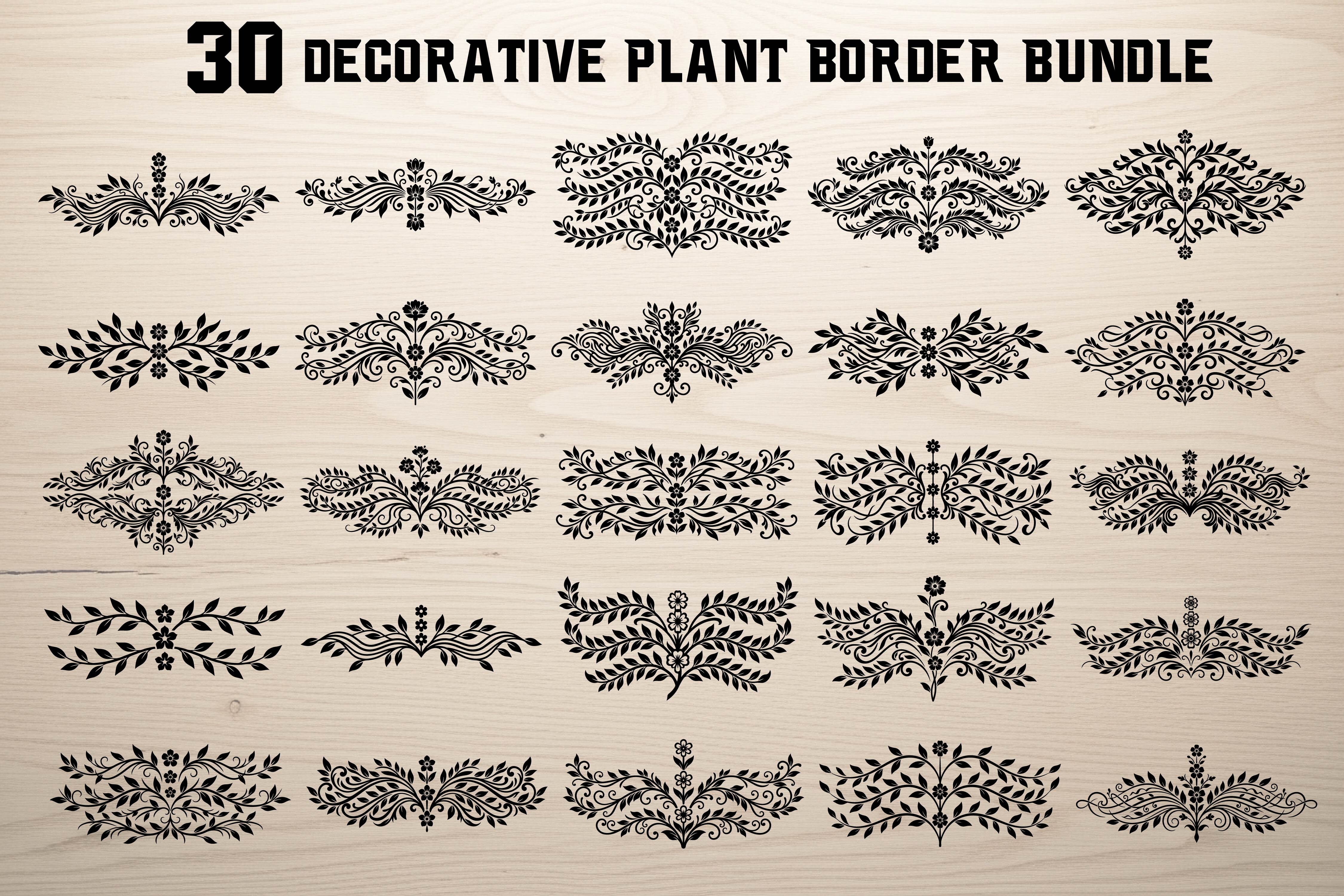 30 Decorative Plant Border Bundle