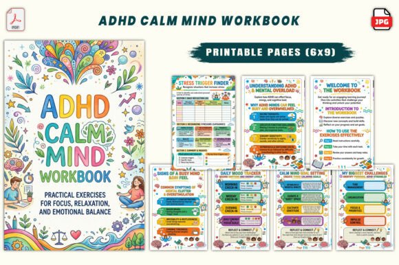 ADHD Calm Mind Workbook