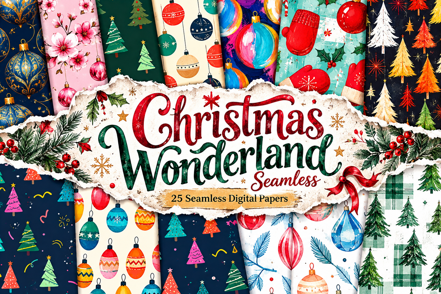 Christmas Wonderland Seamless