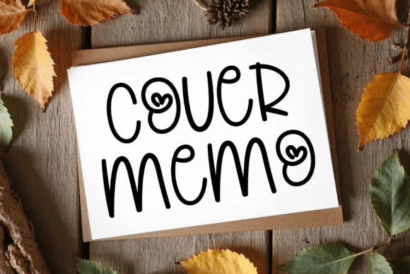 Cover Memo Font - Lettering Fonts Design