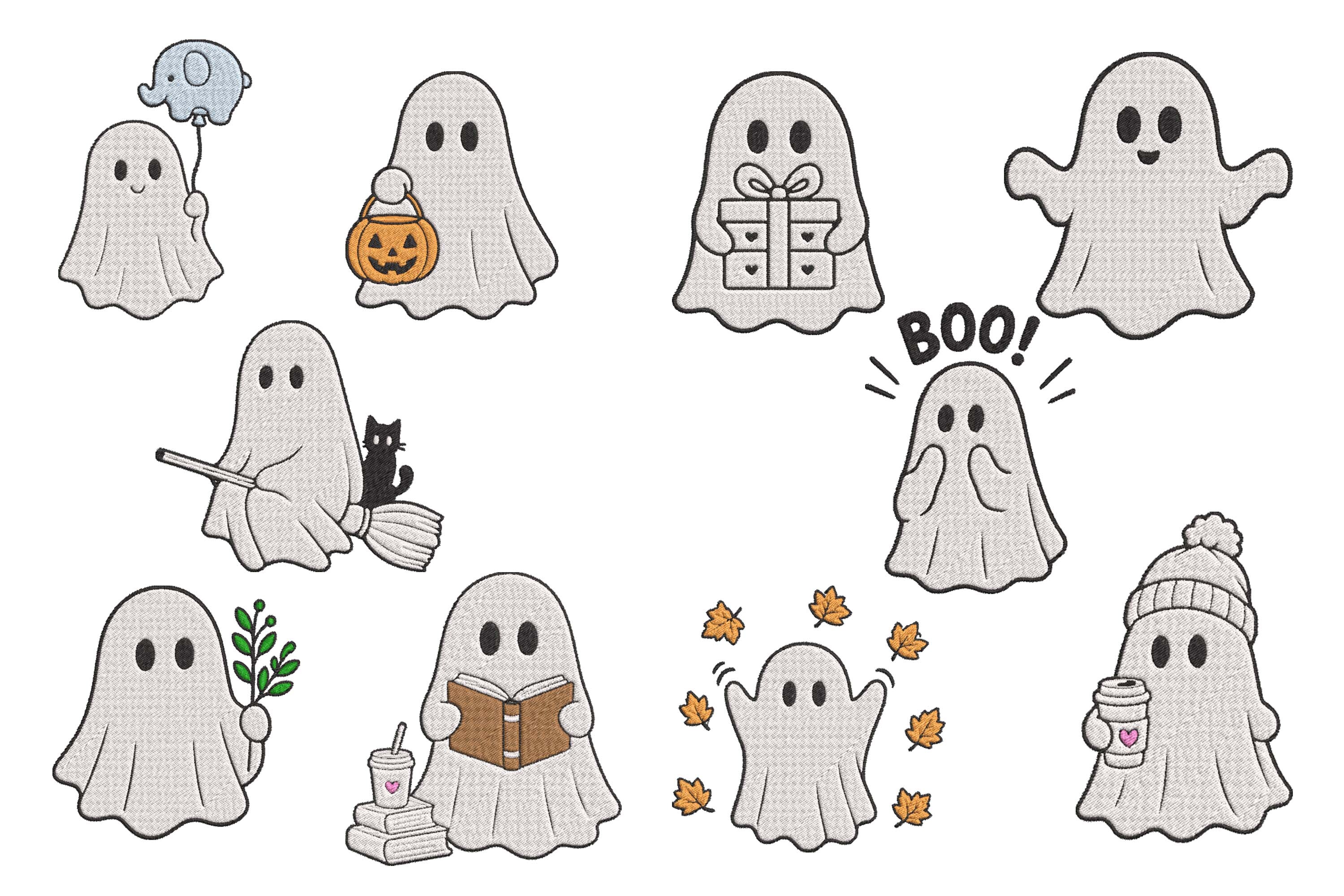 Cute Ghost Halloween Cozy Spooky Design