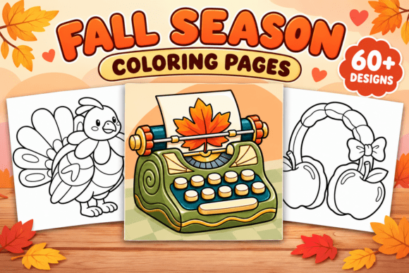 Fall Season Coloring Pages – Volume 1