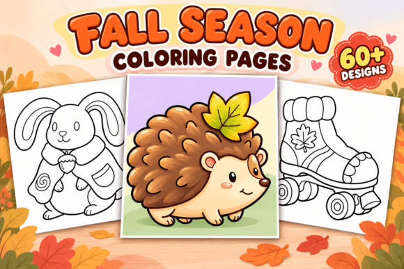Fall Season Coloring Pages – Volume 2