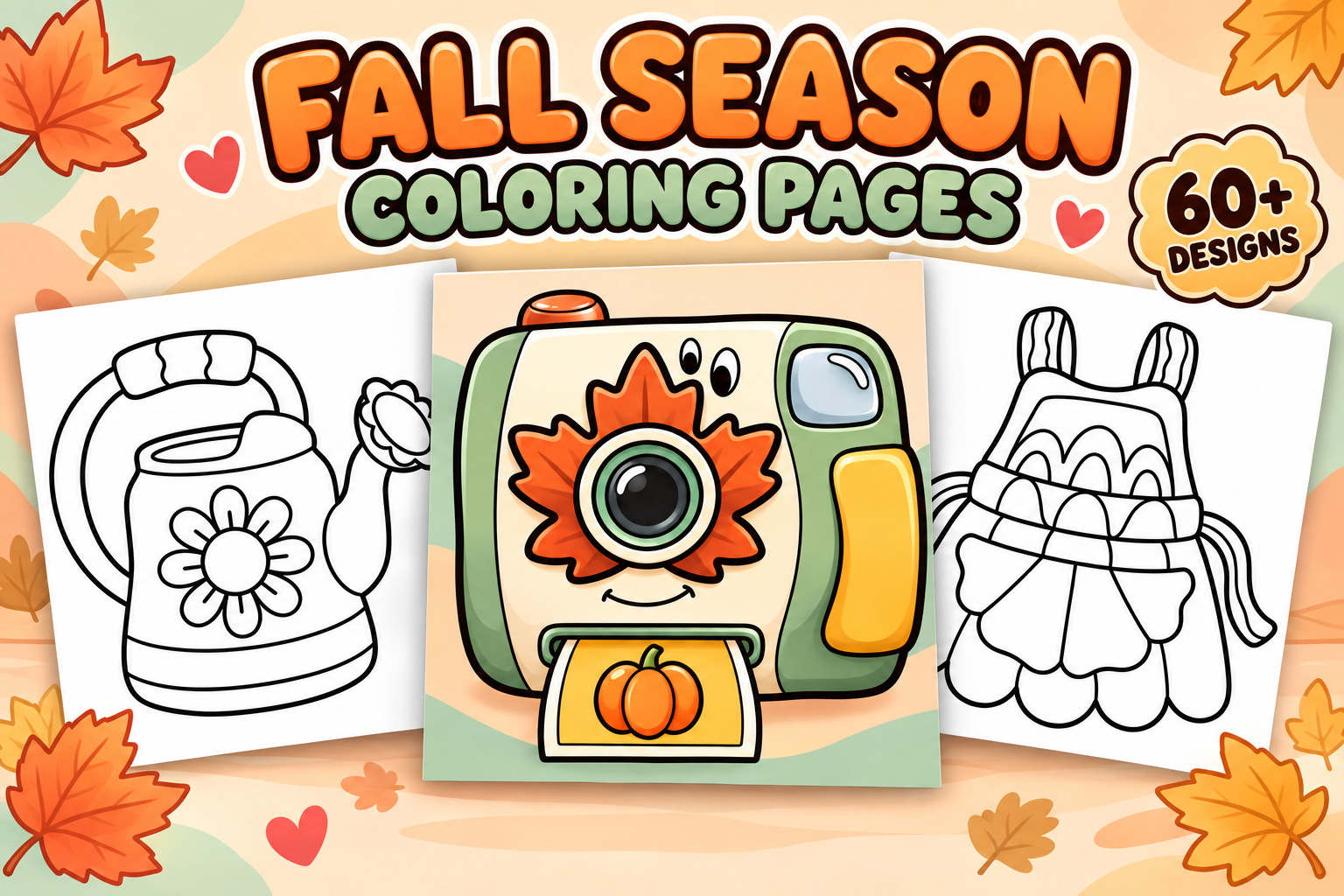 Fall Season Coloring Pages – Volume 3