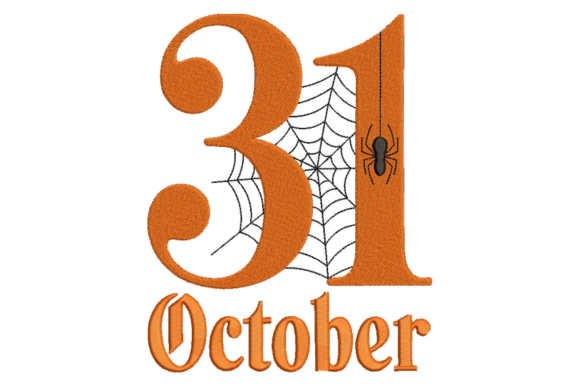 Halloween Embroidery Design