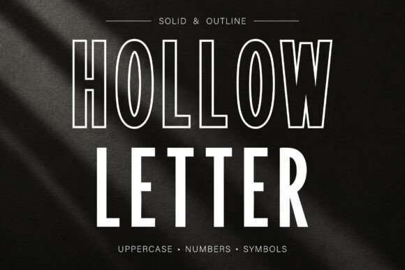 Hollow Letter