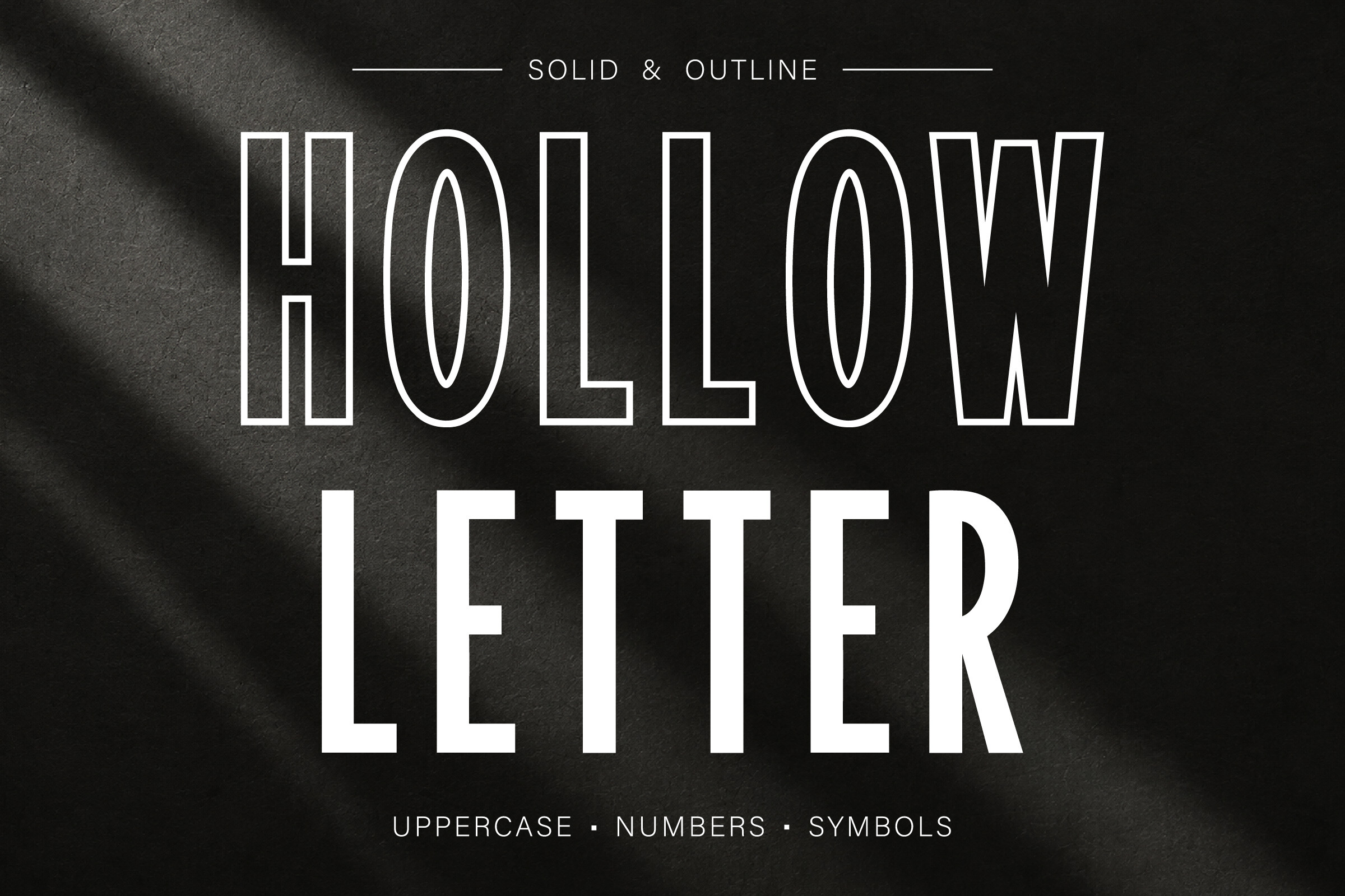 Hollow Letter