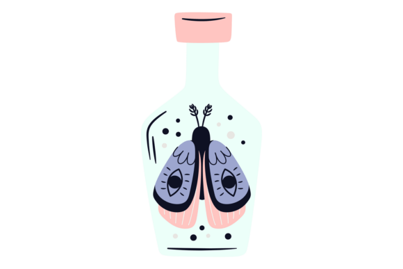 Insect Ingredient for Alchemist or Witch Graphic Illustrations By vectorbum