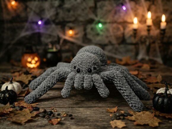 Moonlit Spider Crochet Pattern