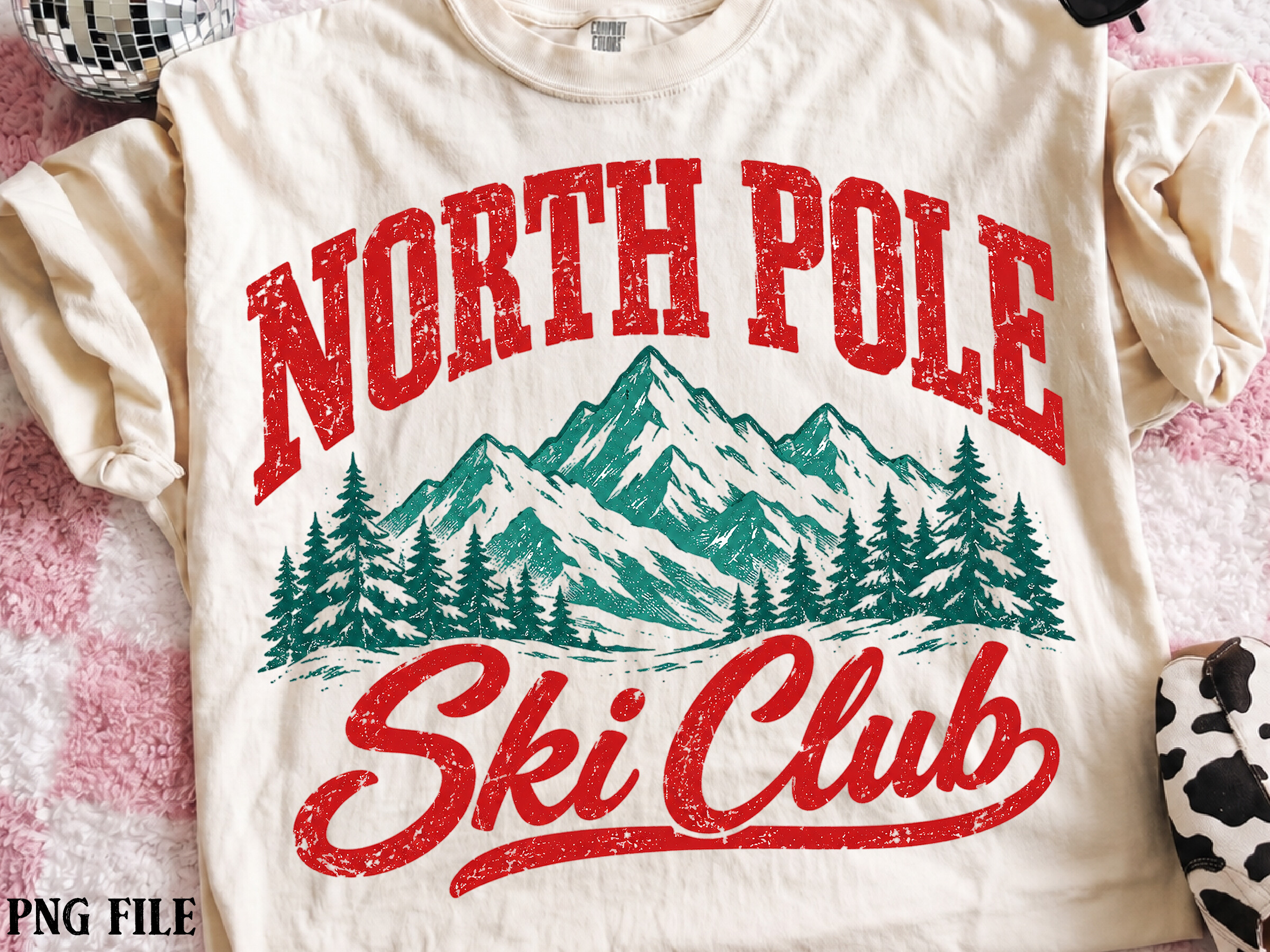 North Pole Ski Club Sublimation