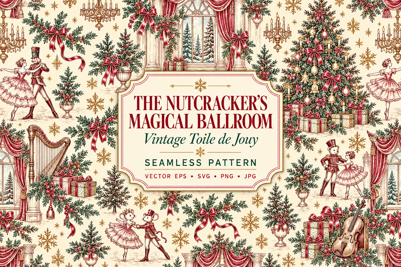 Nutcracker's Magical Ballroom Design