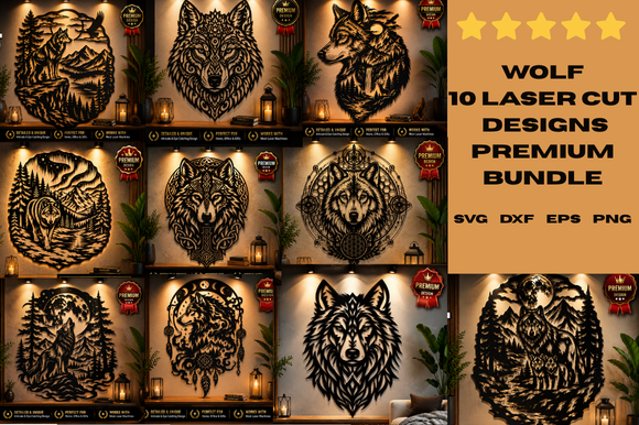 Premium Wolf SVG Bundle