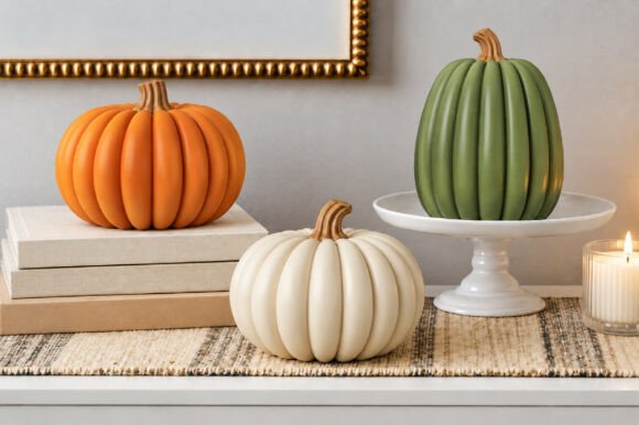 Pumpkin Trio Decor 3D Print STL File – Autumn & Halloween 3D Printable Models - Image 3
