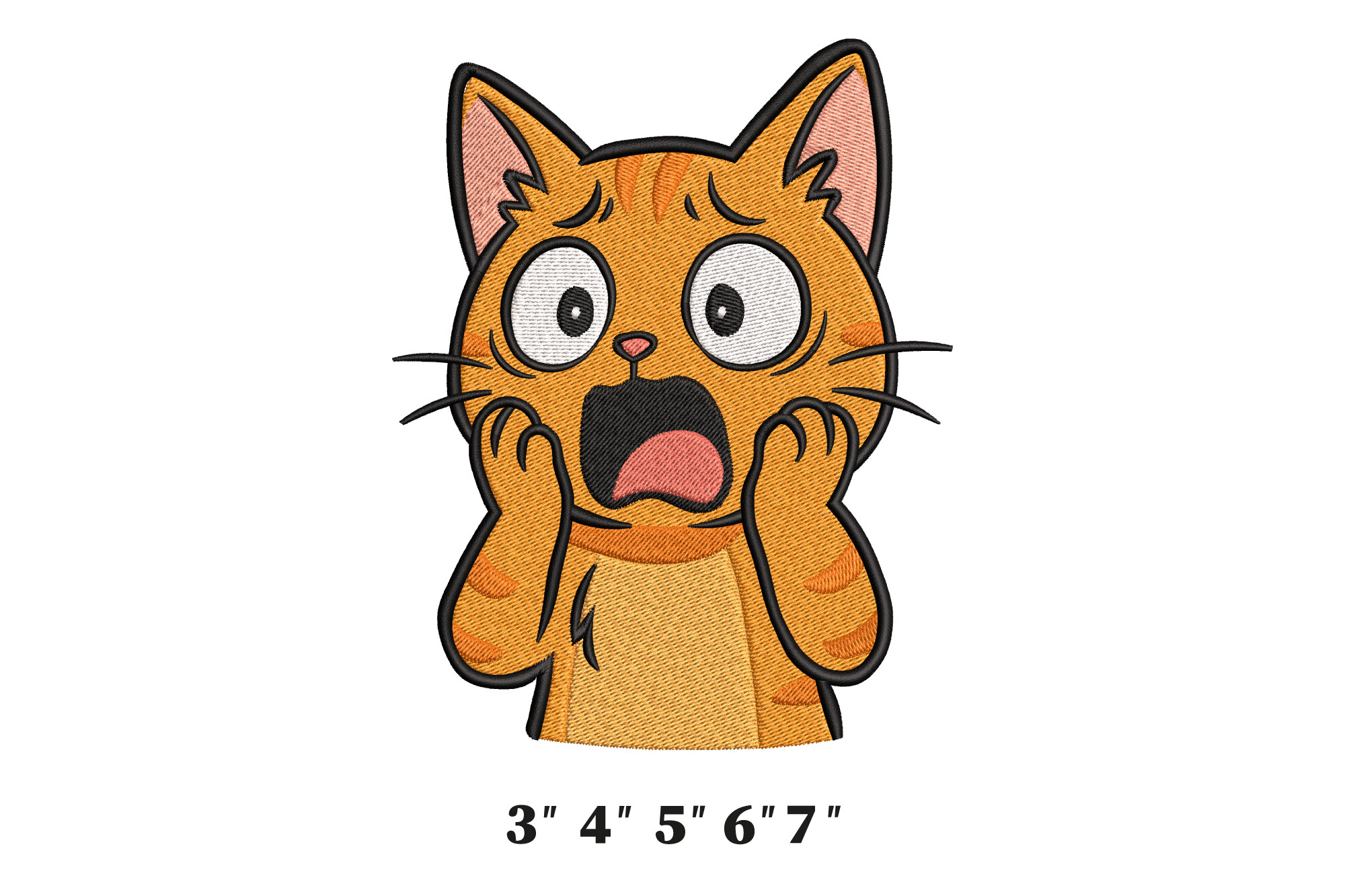 Shocked Orange Cat